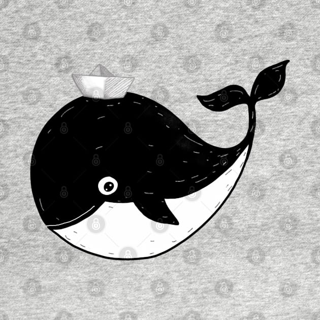 Little whale smiles by Arpi Design Studio